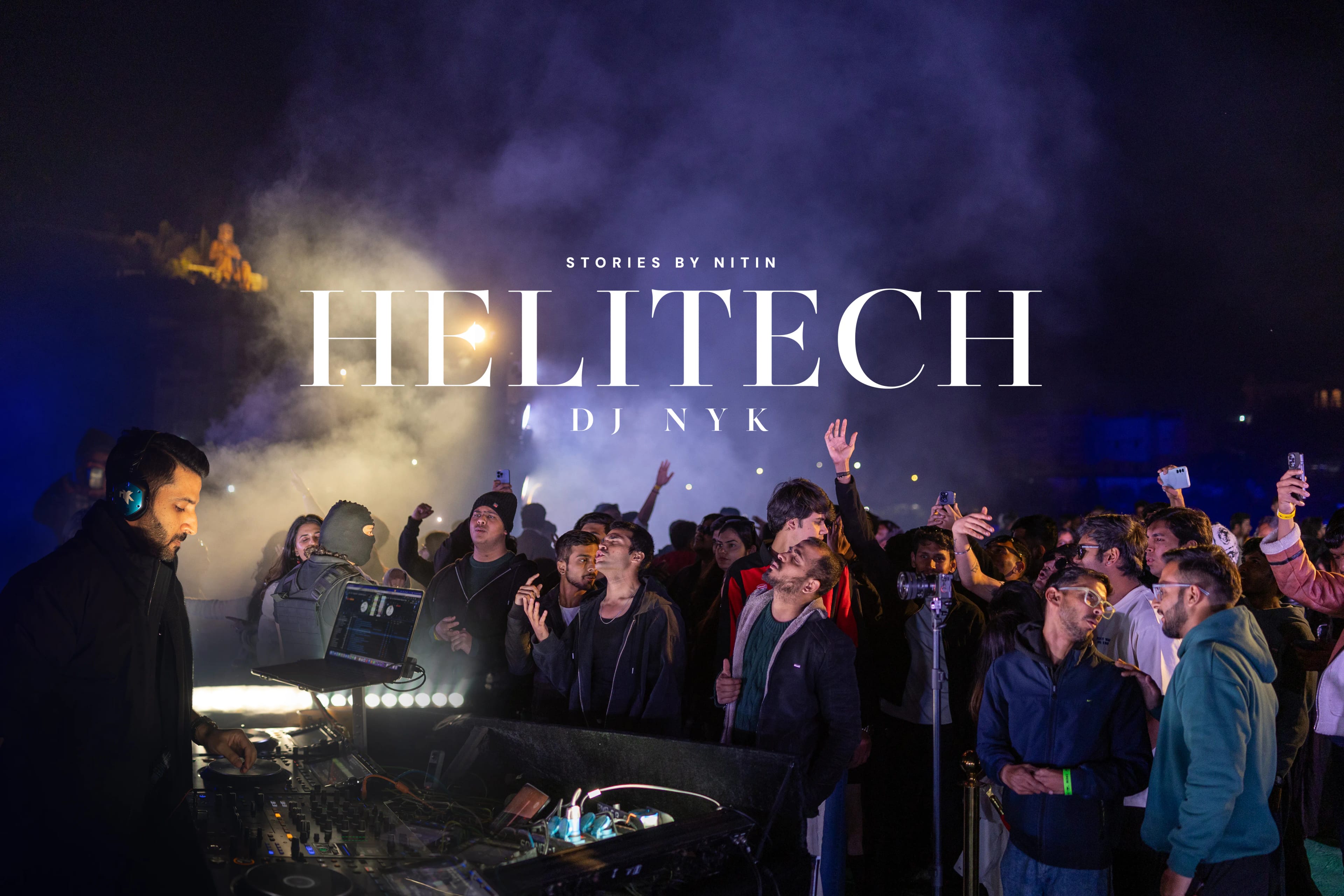 Crowd at a Helitech event